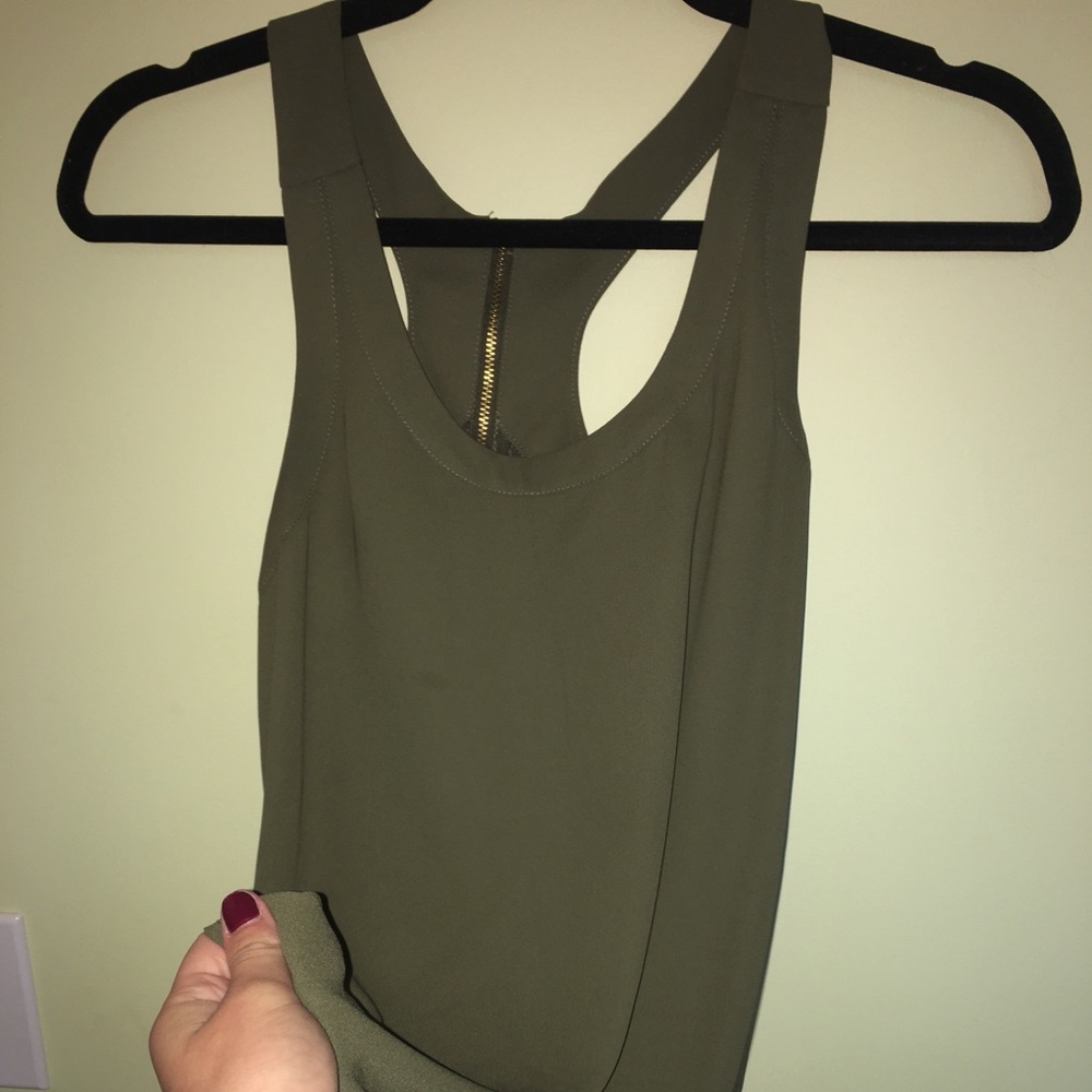 Olive Green Tank Top